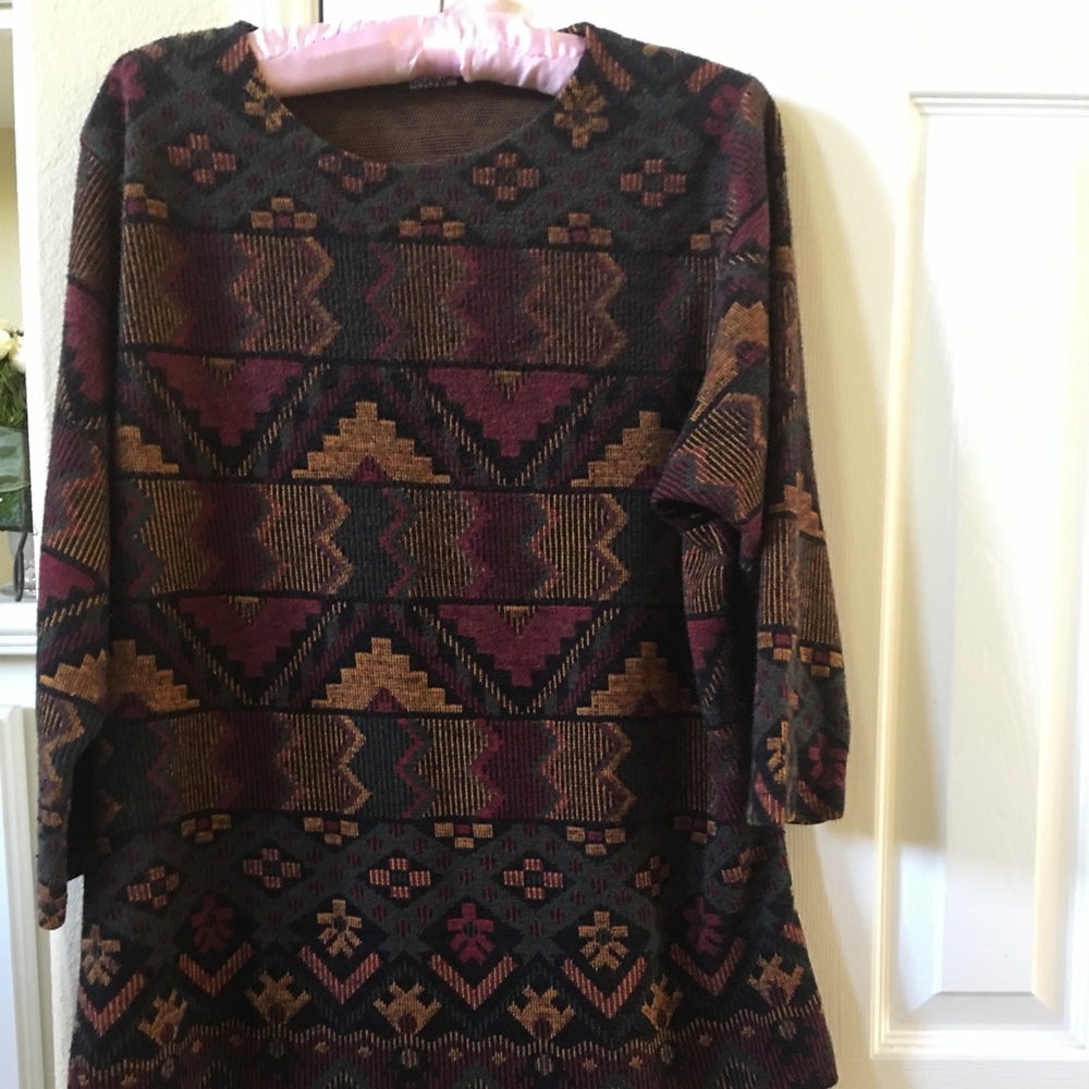 Geometric Patterns Print Top Size M - image 1